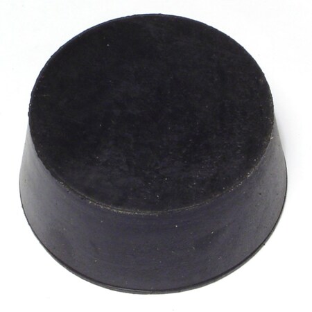 Midwest Fastener 2.2" x 1-15/16" x 1" #11 Black Rubber Stoppers 2PK 65904